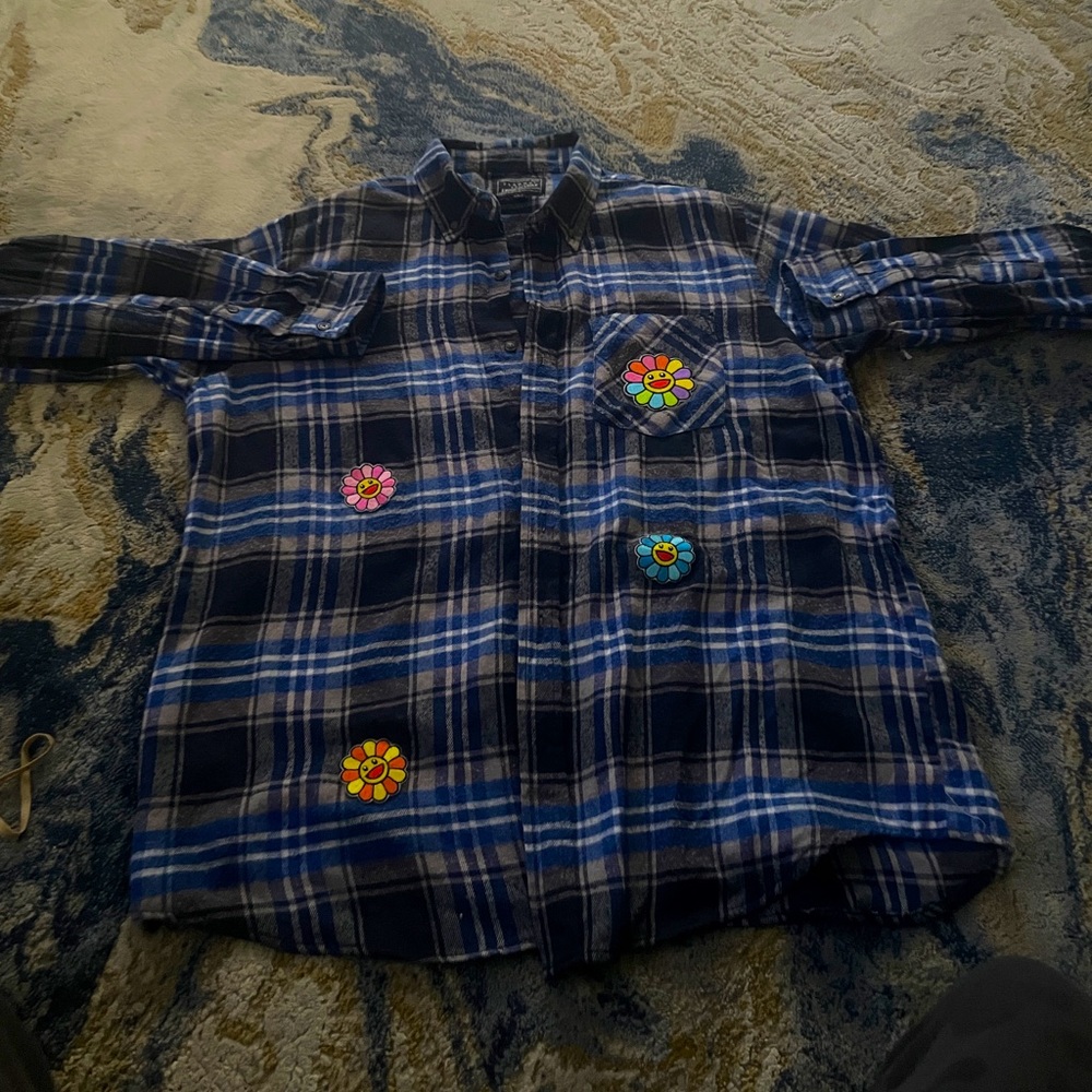 Flower flannel